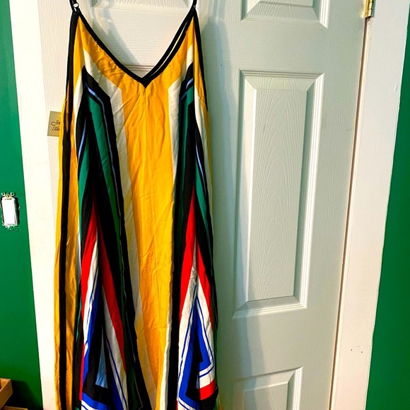 🆕 100% rayon COLORFUL sundress ☀️with adjustable straps- SO FUN!!!! - Picture 1 of 8